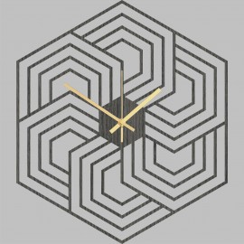Sieninis laikrodis Hexagon