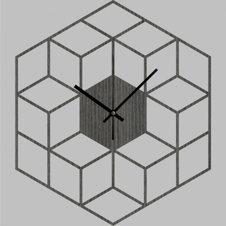 Sieninis laikrodis Cubic